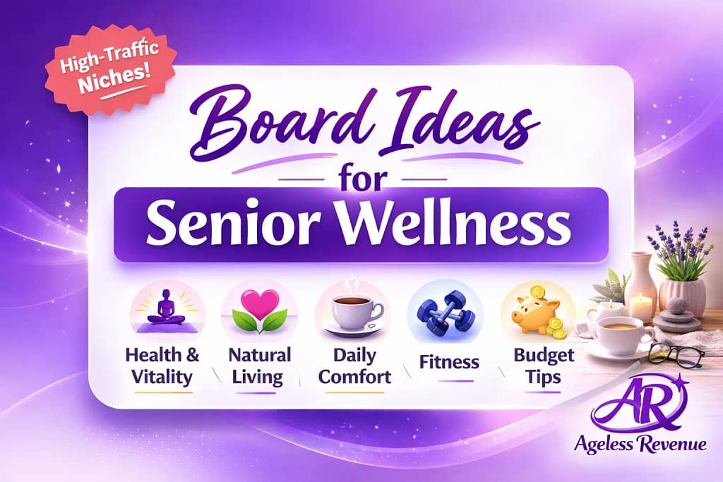 Pinterest board ideas for senior wellness topics